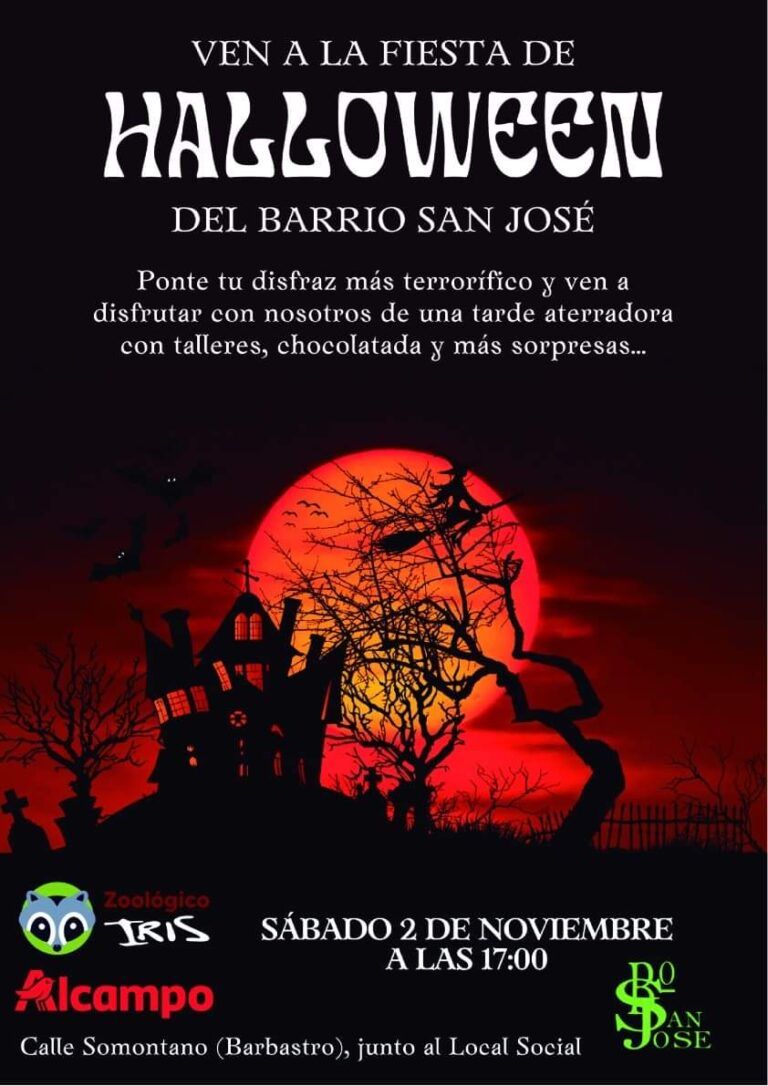Fiesta de Halloween en el Barrio San José de Barbastro
