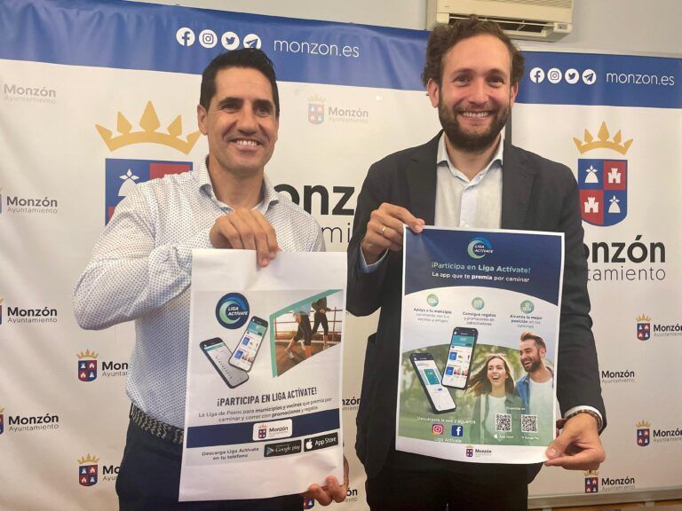 Monzón se adhiere a la Liga Actívate para fomentar la actividad física e impulsar la economía local Monzón Liga Actívate