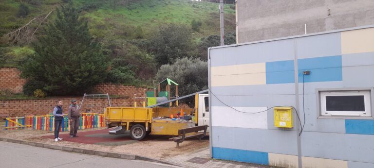 La renovación de la cubierta del local social del Barrio de San Juan de Barbastro se completará este mes de noviembre Barrio San Juan Barbastro