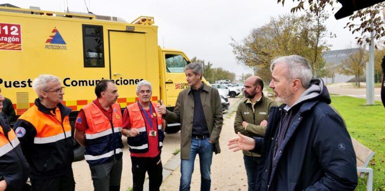 Aragón despliega amplio operativo de bomberos y maquinaria para apoyar a Valencia tras la DANA Aragón ayuda dana