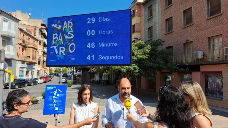 Barbastro contará con una segunda pantalla informativa LED Pantalla informativa LED Barbastro