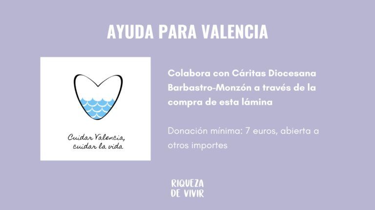 Riqueza de Vivir lanza una campaña solidaria para ayudar a los afectados por la DANA