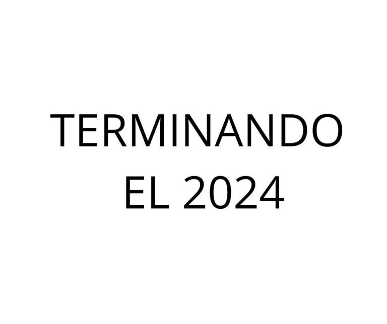 Terminando el 2024