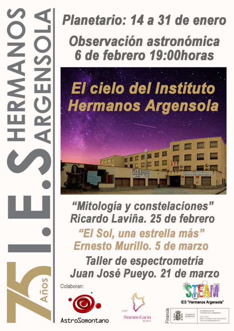 Un planetario portátil en el IES Hermanos Argensola de Barbastro IES Hermanos Argensola.