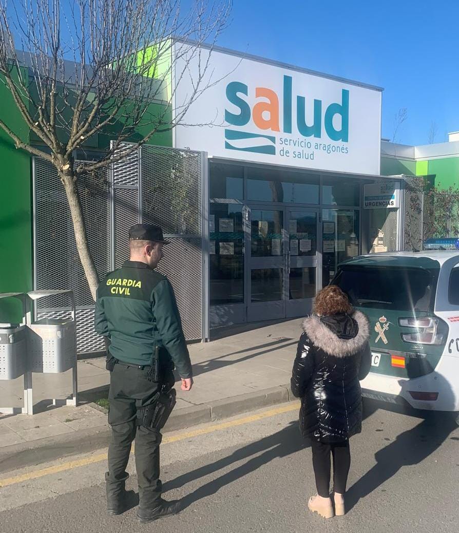 mujer accidente doméstico Binéfar