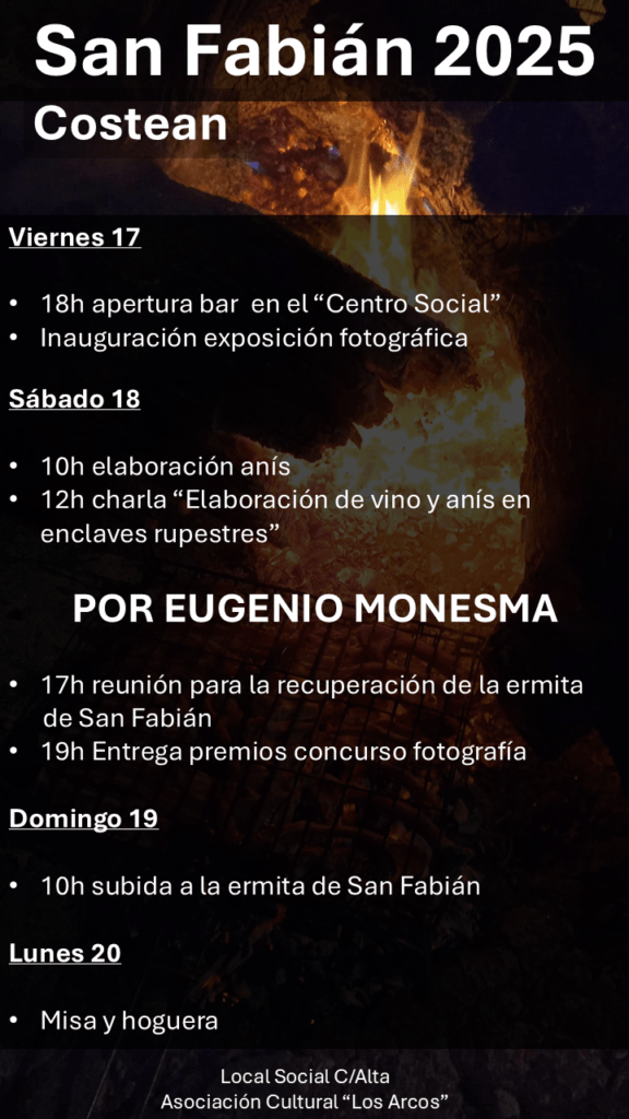 Costean presenta la programación de San Fabián 2025 San Fabián