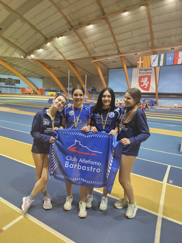 Oro para Alejandra Guiral y Julia Gracia del Club Atletismo Barbastro CAB_RondaSomontano