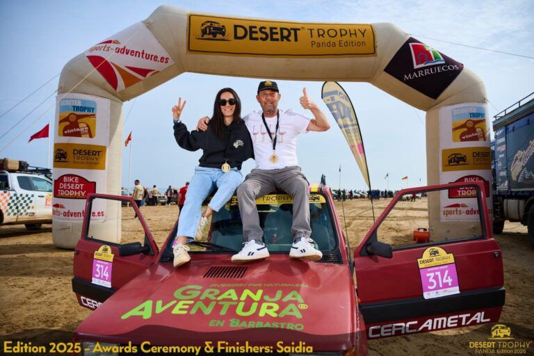 El equipo Granja Aventura de Barbastro triunfa en la Desert Trophy Panda 2025 Barbastro Desert Trophy Panda