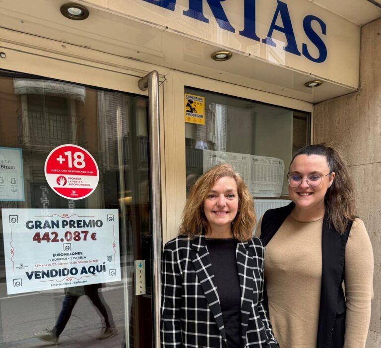 Lotería de Elena en Barbastro sella un Euromillón de 442.087 €