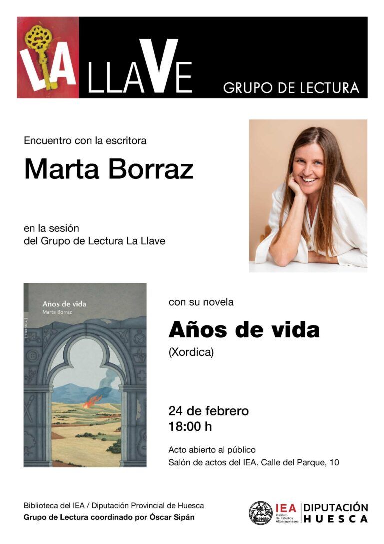 Encuentro literario con la escritora Marta Borraz