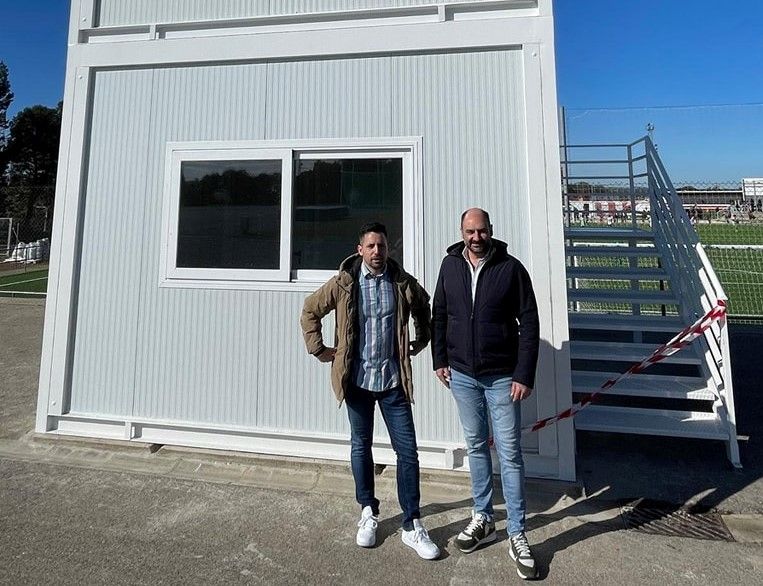 Instalada la caseta de videofinish en las Pistas de Atletismo de Barbastro