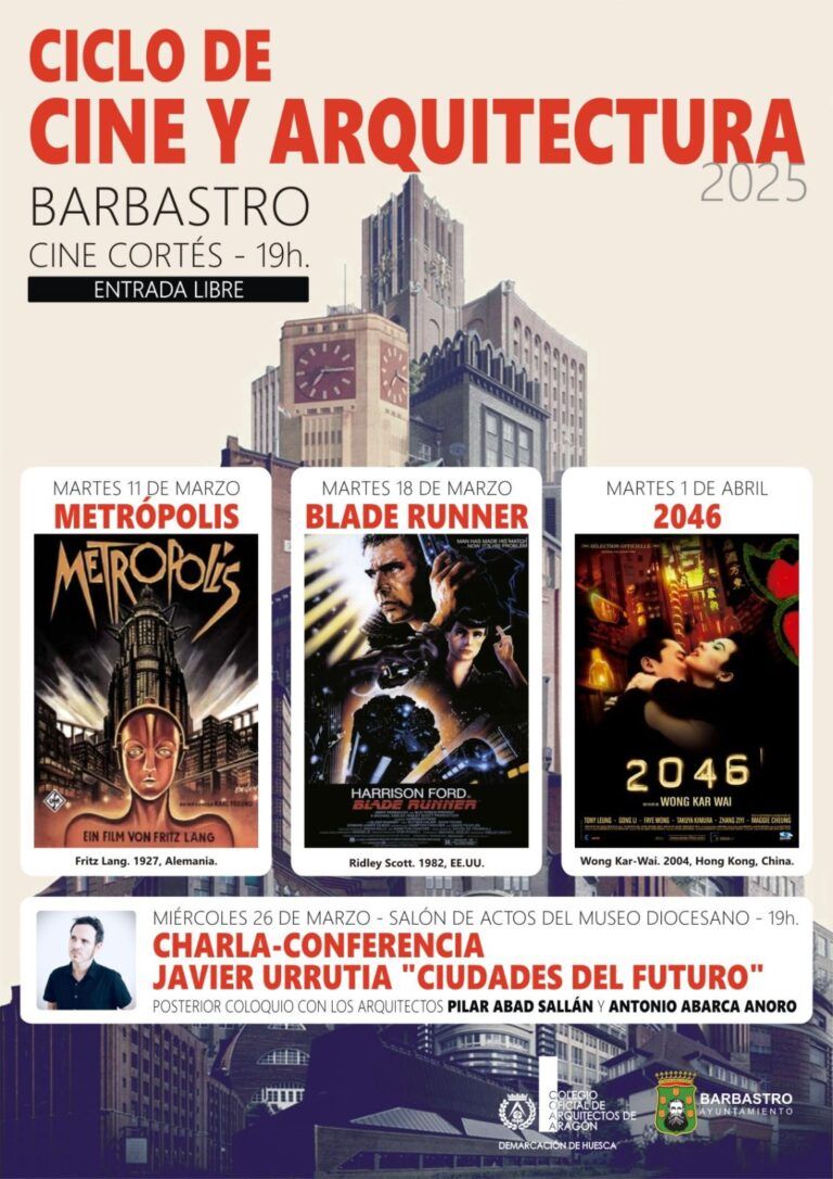 La proyección de la película «2046» cerrará mañana el ciclo de Cine y Arquitectura en Barbastro cine barbastro