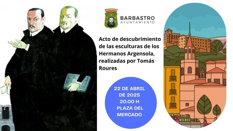 Hermanos Argensola Barbastro esculturas