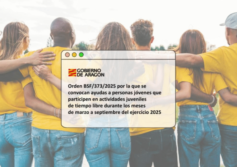 El Instituto Aragonés de la Juventud convoca becas para jóvenes que participen en actividades de tiempo libre Instituto Aragonés Juventud becas