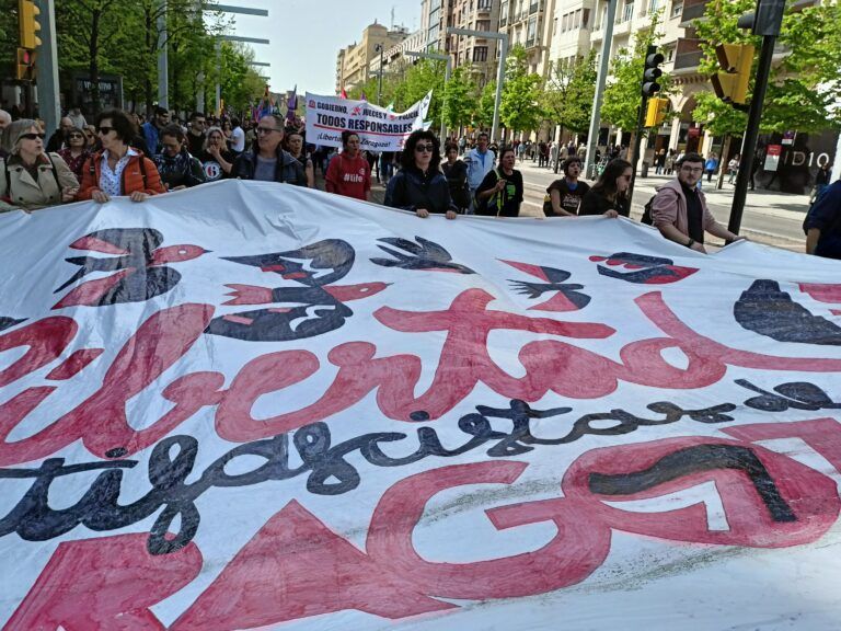 Libertad 6 Zaragoza movilización