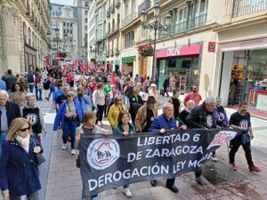 Libertad 6 Zaragoza movilización