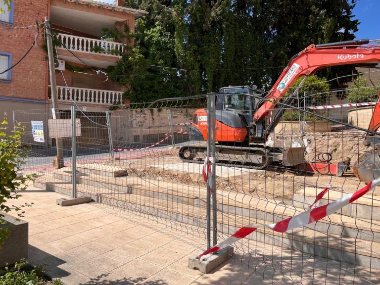 Finalizan los trabajos de demolición de edificios en ruinas en Castejón del Puente Demolición edificios Castejón Puente