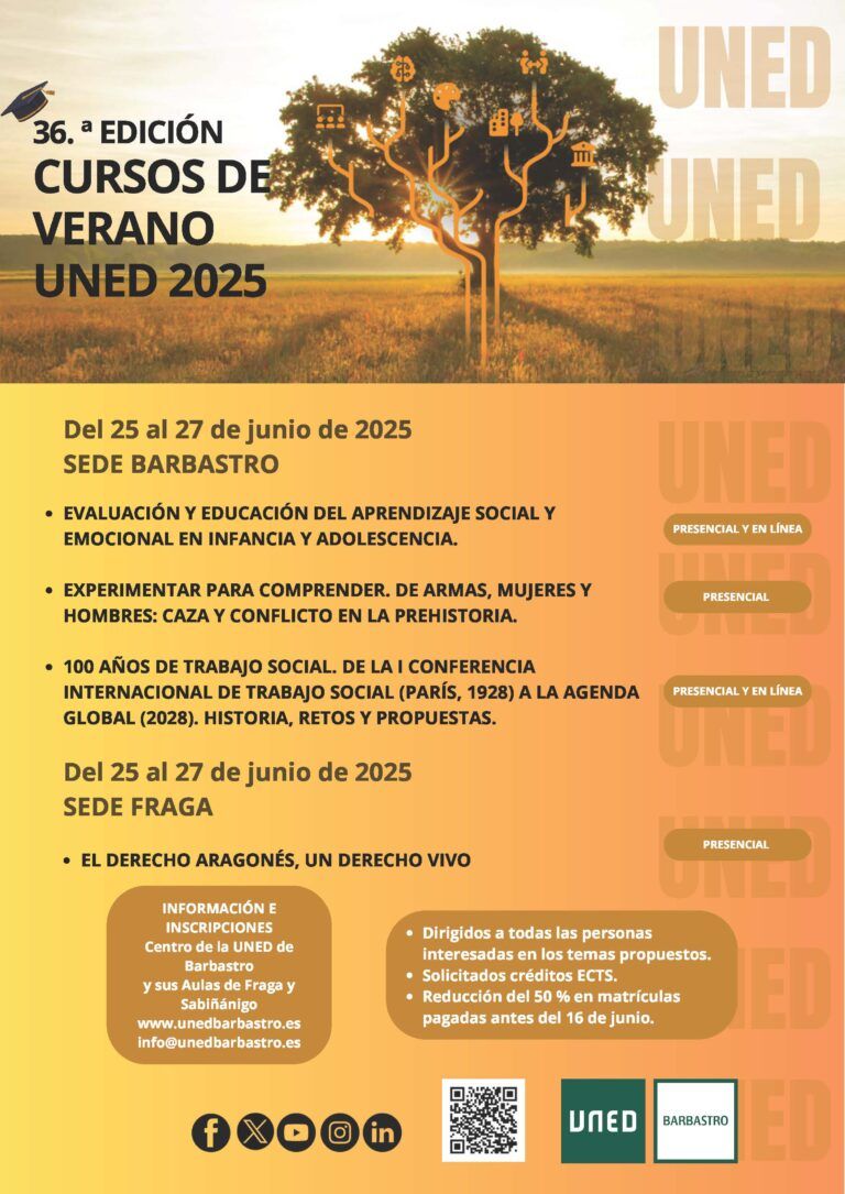 Cursos verano UNED Barbastro
