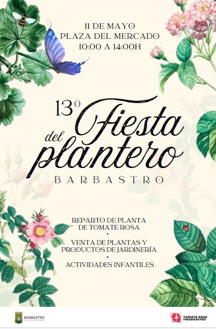 Barbastro acoge este domingo la Fiesta del Plantero Barbastro Fiesta Plantero