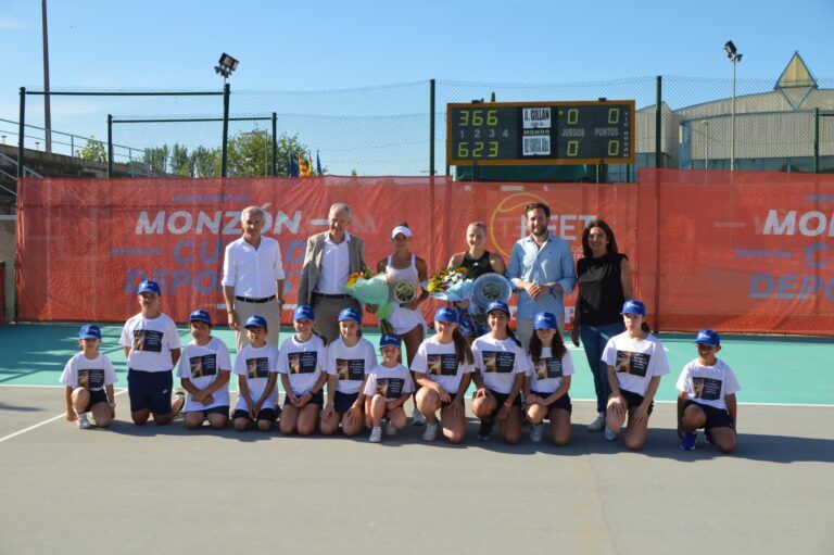 Alice Guillan, ganadora individual del Torneo de Tenis Conchita Martínez en Monzón torneo tenis conchita Monzón