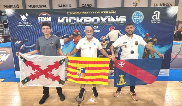 Ángel Alcoba, de la Escuela Kickboxing Barbastro, plata en el Campeonato de España Senior Kickboxing Barbastro Campeonato de España