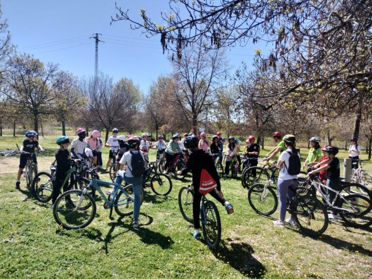 Finaliza el programa Aula en Bici en Monzón con más de 700 participantes Aula en Bici Monzón
