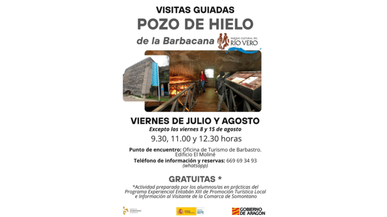 Visitas guiadas gratuitas al Pozo de Hielo de Barbastro en verano pozo de hielo barbastro