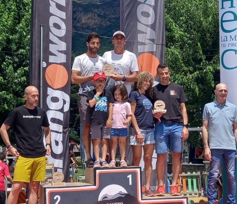 Rubén Rodríguez y Julián Mígales, primeros por equipos en la Gran Trail Aneto Posets gran trail aneto-posets