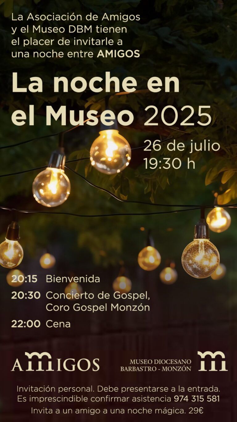 La Noche en el Museo contará con el Coro Góspel de Monzón