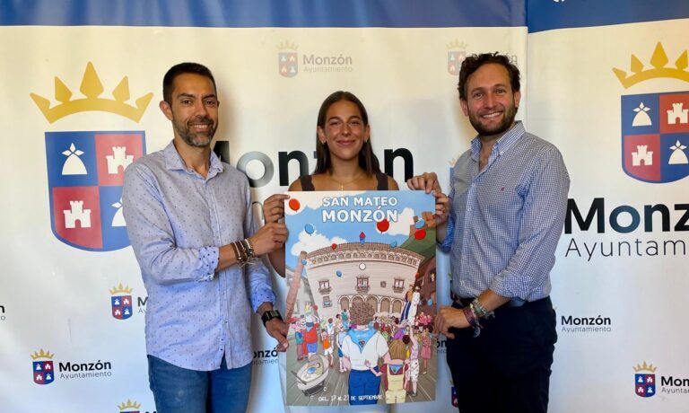 ‘El chupinazo’ de Ainhoa Sopena Otero, cartel oficial de las fiestas de San Mateo 2025 Cartel fiestas San Mateo 2025