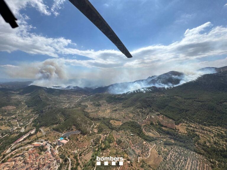 incendio Paüls Tarragona