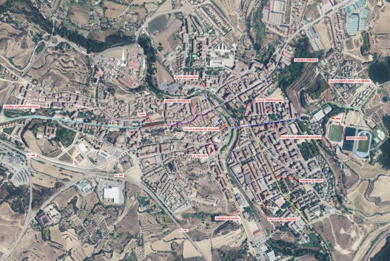 Cinco empresas optan al repintado de marcas viales en Barbastro repintado marcas viales barbastro