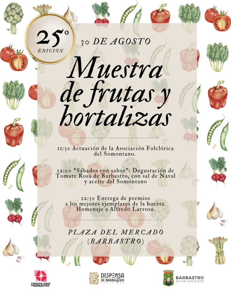 muestra frutas hortalizas barbastro