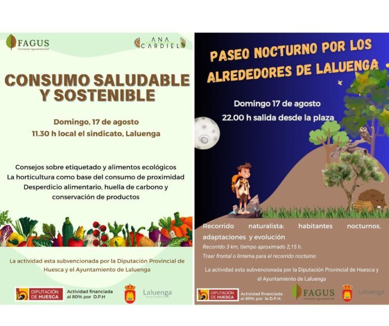 Fiestas y Prefiestas en Laluenga 2025