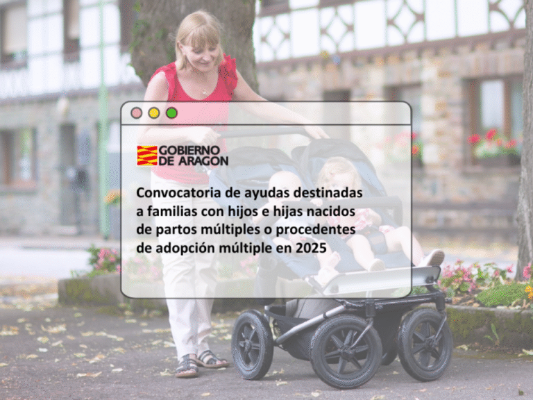ayudas partos múltiples Aragón