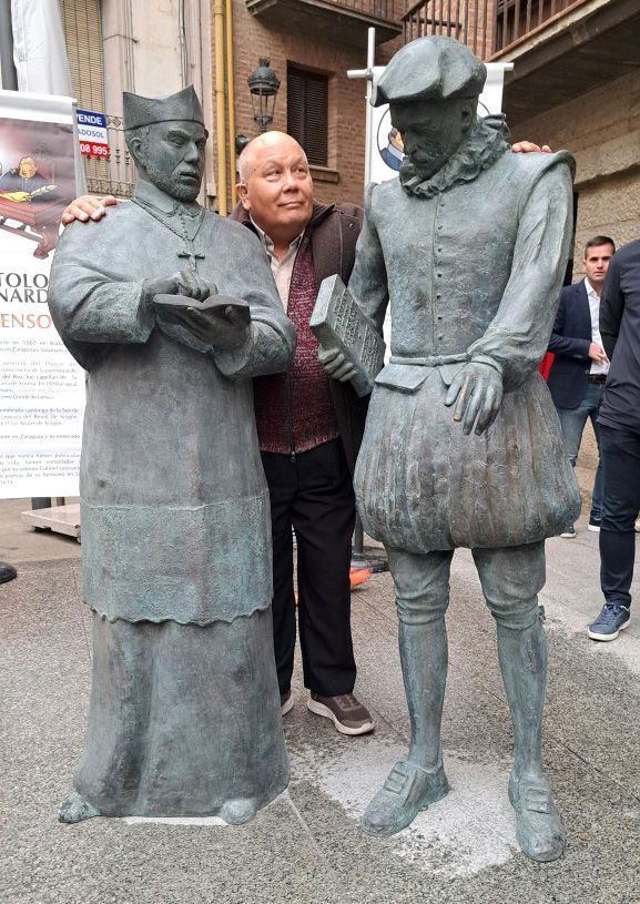 Tomás Roures Saura, lo covarxí, en Barbastro Tomás Roures Saura