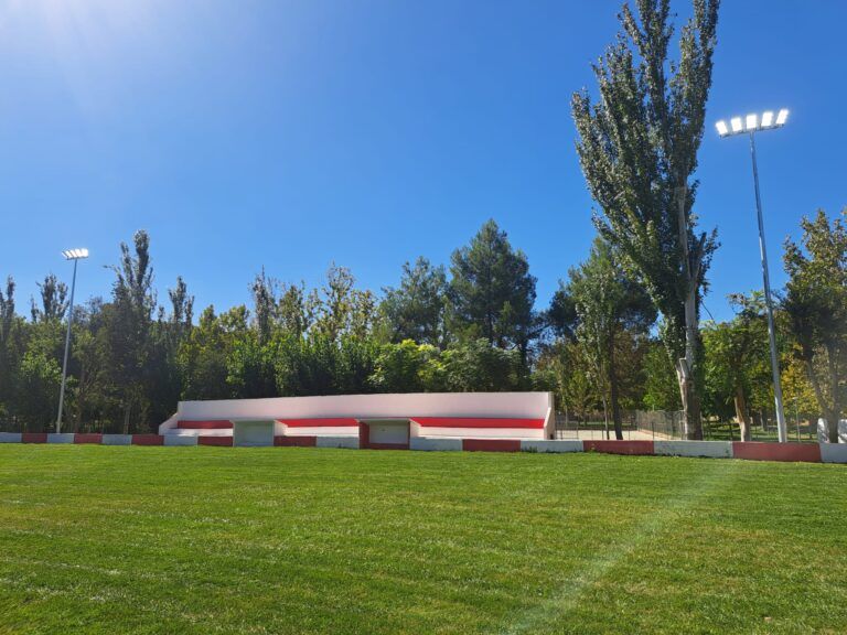 iluminación campo fútbol