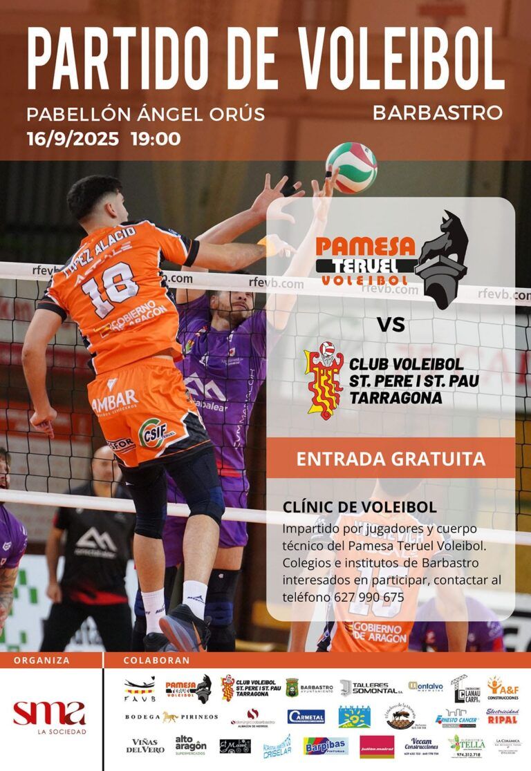 Barbastro acoge voleibol Superliga voleibol Superliga Barbastro