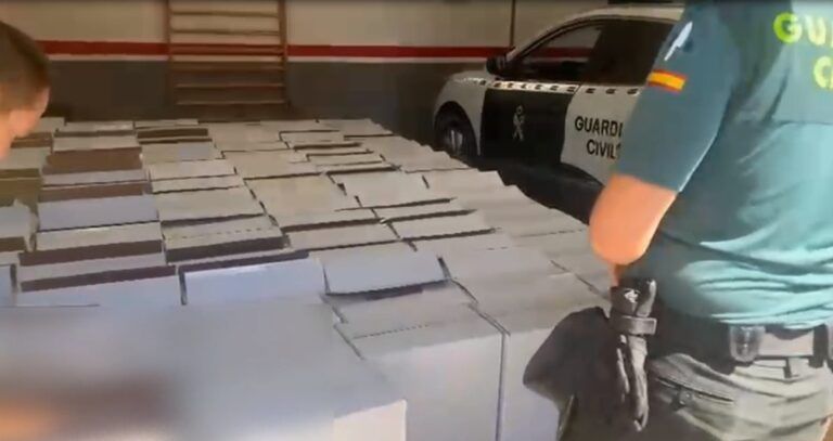 Detenido en Arén por contrabando de tabaco