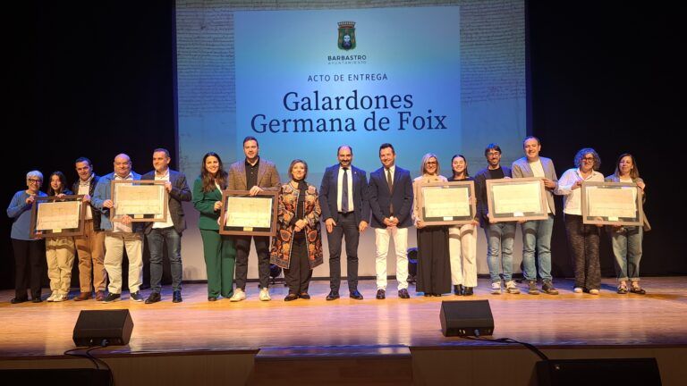 Barbastro reconoce a sus empresas con los premios Germana de Foix 2025 Premios Germana de Foix Barbastro