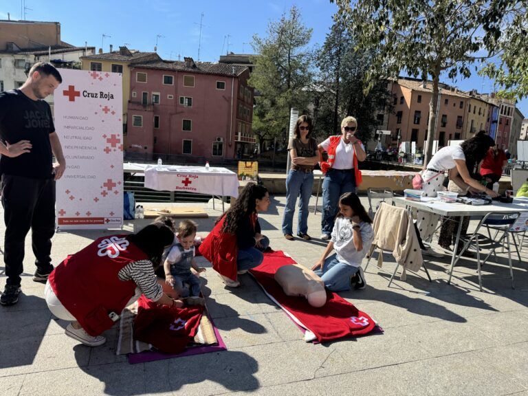 Barbastro celebra la solidaridad en el festival ‘Mueve Barbastro’ FeriaVoluntariado_RondaSomontano.