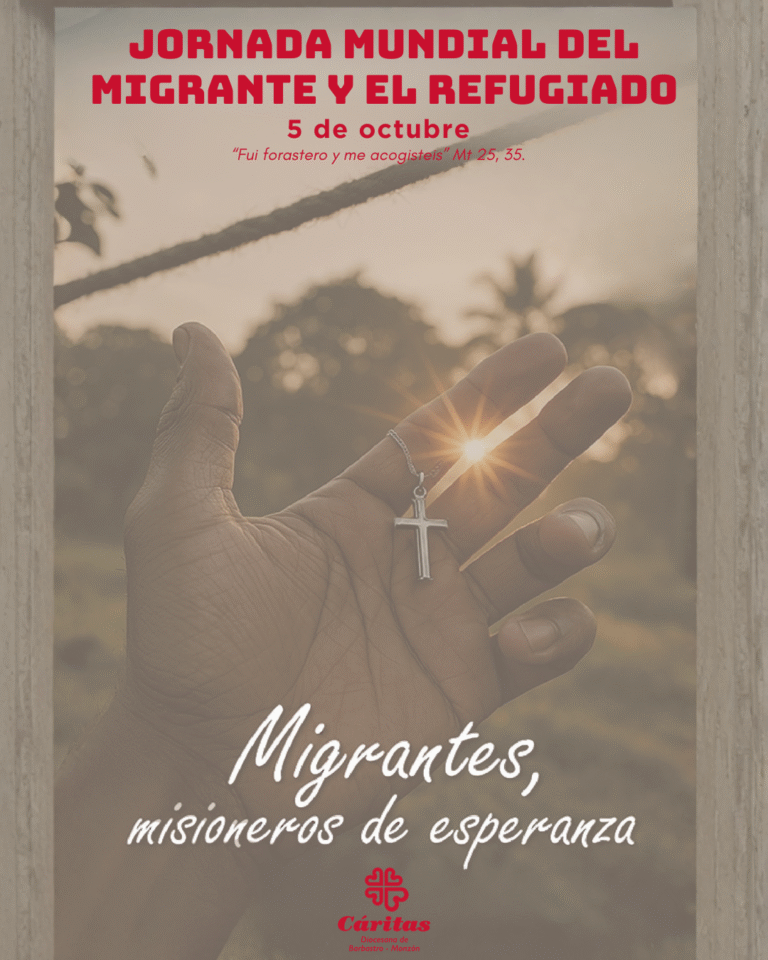 Migrantes y refugiados: un espejo de nuestra humanidad Jornada Migrante y Refugiado Barbastro