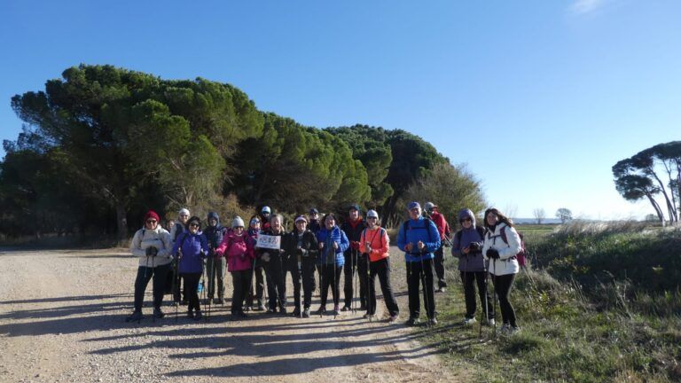 Marcha Nórdica MAB en el Galacho de la Alfranca…”-¡viaje con nosotros…”!