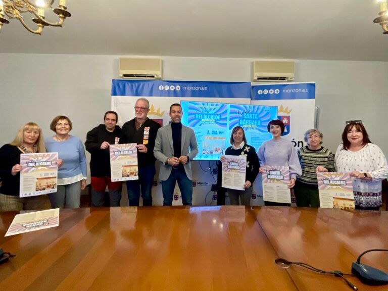 Monzón celebra Santa Bárbara, copatrona de la ciudad, con más actos que en años anteriores santa bárbara monzón