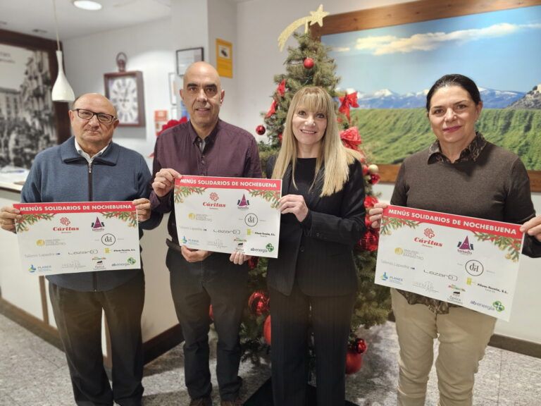 La Junta Coordinadora de Cofradías y el Gran Hotel aseguran la cena de Nochebuena a familias vulnerables de Barbastro Menús solidarios Barbastro