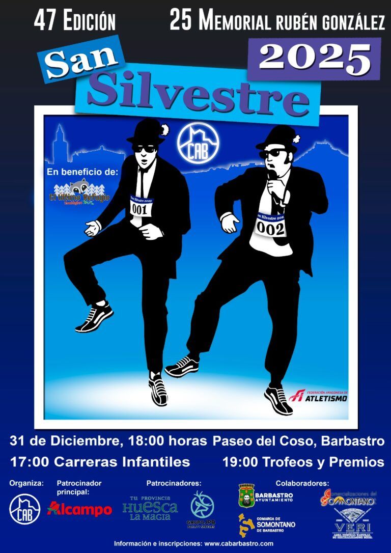 San Silvestre Barbastro aspira a igualar los 300 participantes de 2024 en su XLVII edición