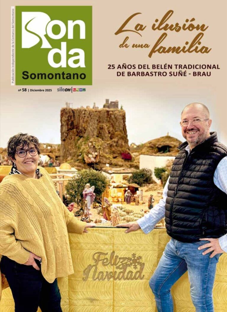 Anselmo e Inma, 25 años (y más) compartiendo su Belén tradicional en Barbastro belen barbastro