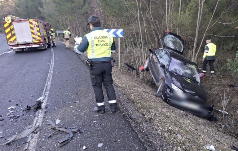 Accidente en Olvena.