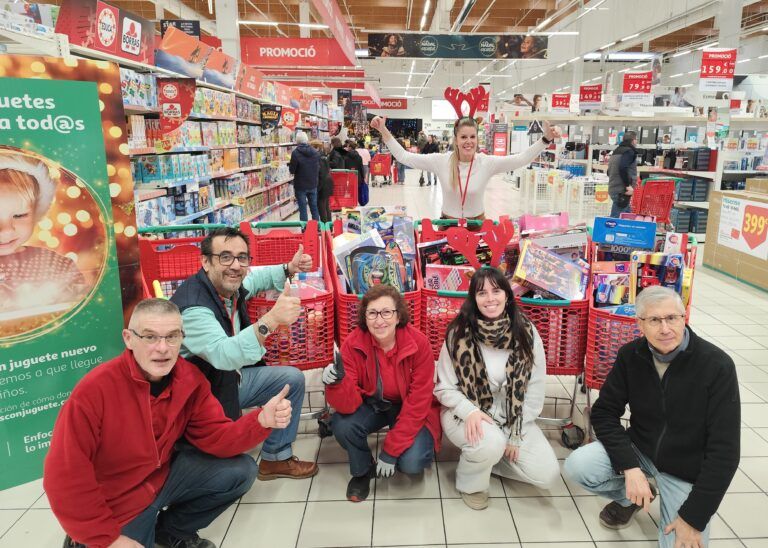 Alcampo recogió 426 juguetes nuevos en Aragón para la noche de Reyes