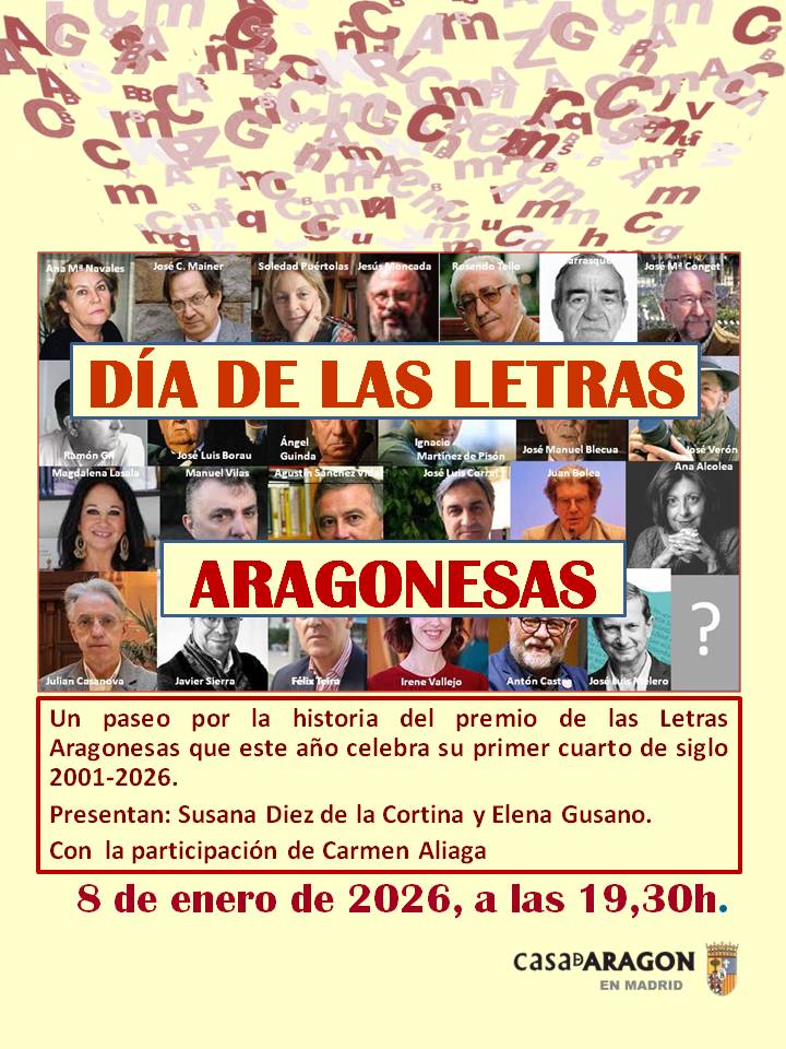 Día de las Letras Aragonesas 2026 con voz y música propia